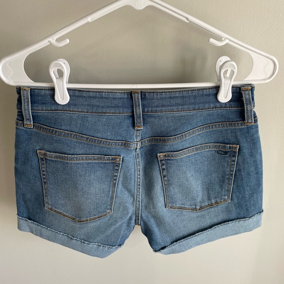 Vineyard Vines Indigo Raw Cuffed Shorts - Moonlight Blue - Size 0 - NWT - Picture 10 of 11